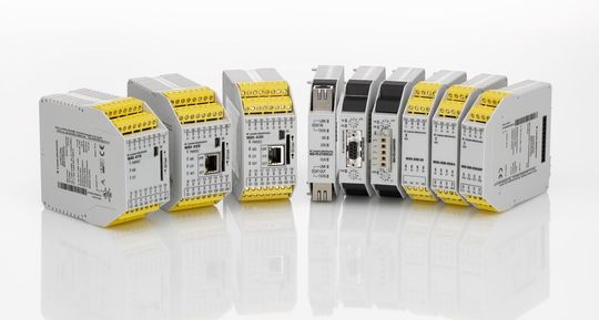 Die neue Produktfamilie MSI 400 umfasst modular erweiterbare und programmierbare Sicherheitssteuerungen der nächsten Generation. Die neue Produktfamilie MSI 400 umfasst modular erweiterbare und programmierbare Sicherheitssteuerungen der nächsten Generation.