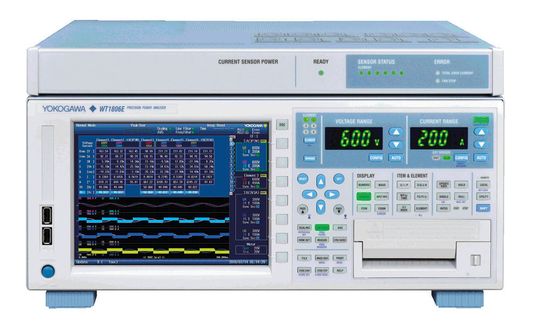 Präzise Leistungsanalyse: Das Modell WT1800E von Yokogawa verspricht eine verbesserte Leistungsanalyse. Präzise Leistungsanalyse: Das Modell WT1800E von Yokogawa verspricht eine verbesserte Leistungsanalyse.