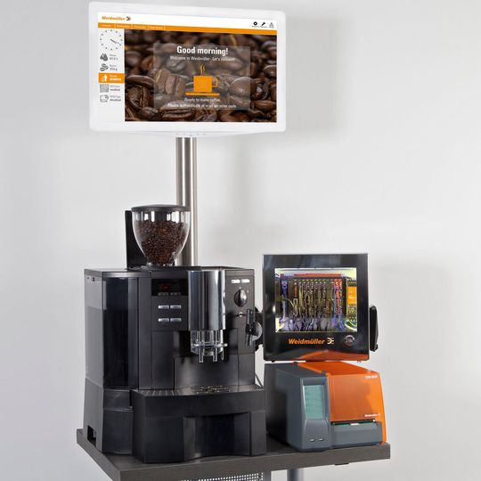 Weidmüller Smart Kaffee 4.0 – der individuelle Kaffeegenuss bei Weidmüller. Weidmüller Smart Kaffee 4.0 – der individuelle Kaffeegenuss bei Weidmüller.