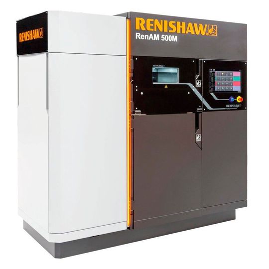 Renishaws neuestes generatives Fertigungssystem für metallische Werkstoffe, das RenAM 500M. Renishaws neuestes generatives Fertigungssystem für metallische Werkstoffe, das RenAM 500M.