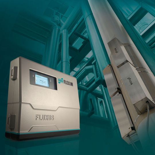 Der Ultraschall-Strömungsmesser von Flexim arbeitet kontaktfrei. Der Ultraschall-Strömungsmesser von Flexim arbeitet kontaktfrei.