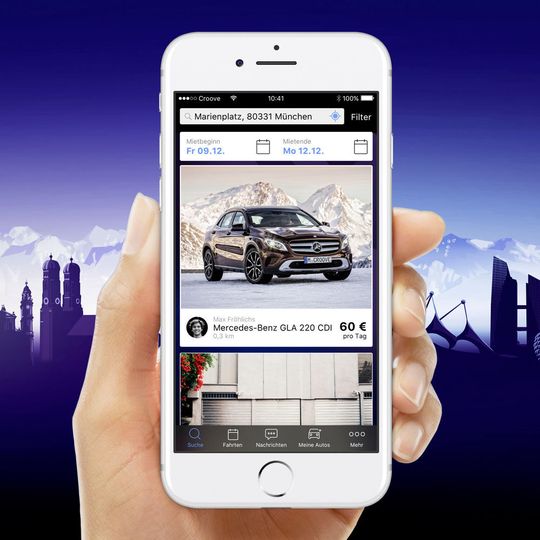 Mercedes-Benz startet Anfang Dezember die Carsharing-Plattform Croove. Mercedes-Benz startet Anfang Dezember die Carsharing-Plattform Croove.