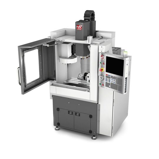Die neue Kompaktfräsmaschine CM-1 von Haas bietet hervorragende Leistungsparameter für kleine Bauteile auf kleinem Raum. Die neue Kompaktfräsmaschine CM-1 von Haas bietet hervorragende Leistungsparameter für kleine Bauteile auf kleinem Raum.