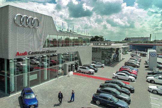 Mit 15 Betrieben steht die Lellek-Gruppe, wie hier in Gleiwitz (Gliwice), für die Marken des Volkswagen-Konzerns.