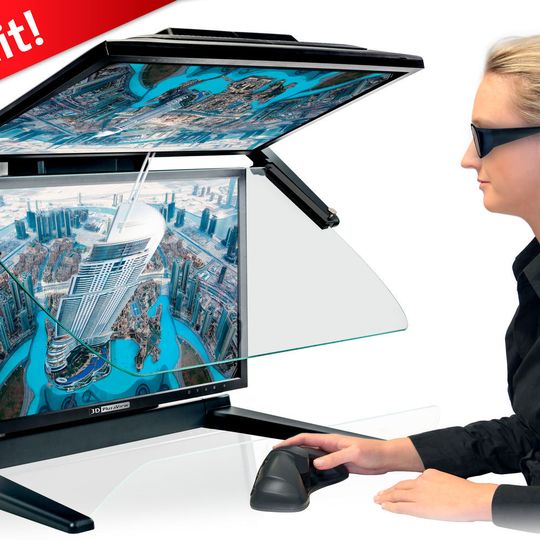 3D-Pluralview-Display von Schneider Digital.