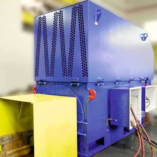 Bereit für Ex-Zone 22: ein speziell für die staubige Umgebung einer Kohlemühle entwickelter Schleifringläufermotor aus dem Hause Menzel Elektromotoren Bereit für Ex-Zone 22: ein speziell für die staubige Umgebung einer Kohlemühle entwickelter Schleifringläufermotor aus dem Hause Menzel Elektromotoren