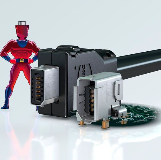 Die Schnittstelle Harting ix Industrial ist gemäß IEC/PAS 61076-3-124 genormt.