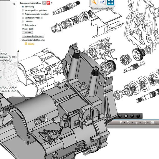 Core Technologie hat ein Software-Modul für die 3D-Film-Animation von Baugruppen entwickelt. Core Technologie hat ein Software-Modul für die 3D-Film-Animation von Baugruppen entwickelt.
