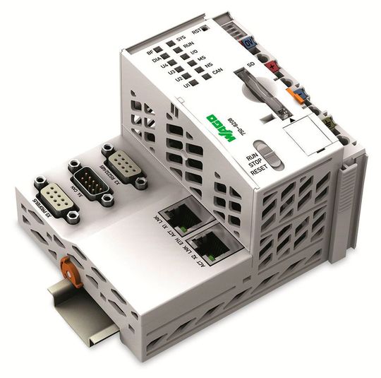 Vielseitig einsetzbar: der Controller PFC200 mit Profibus-DP-Master-Schnittstelle. Vielseitig einsetzbar: der Controller PFC200 mit Profibus-DP-Master-Schnittstelle.