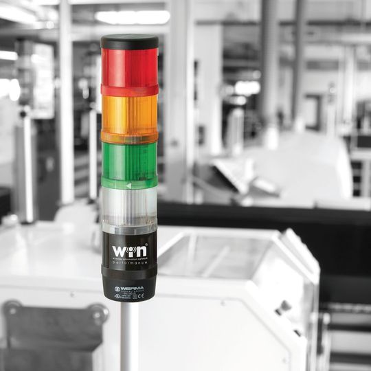 Grünes Licht für die reibungslose Produktion: Ein neues Steckmodul macht die Maschinen-Signaltechnik zur intelligenten Industrie-4.0-Lösung. Grünes Licht für die reibungslose Produktion: Ein neues Steckmodul macht die Maschinen-Signaltechnik zur intelligenten Industrie-4.0-Lösung.