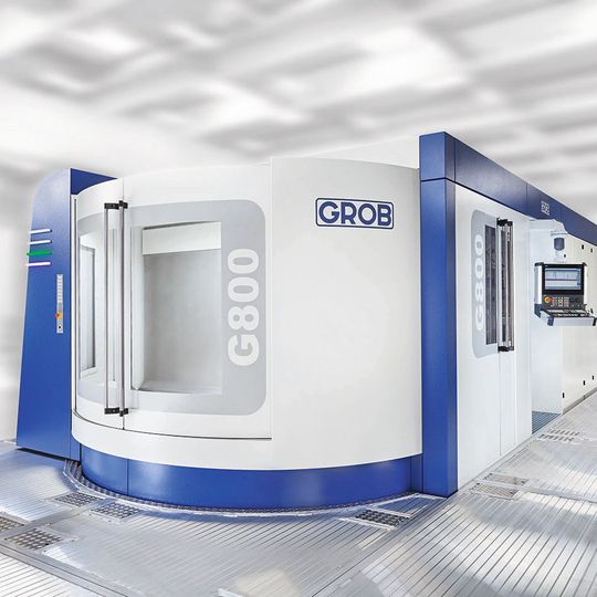 Der besonders große Arbeitsraum und die höheren Steifigkeitswerte des G800 ermöglichen die Bearbeitung von Werkstücken mit einer Werkzeuglänge bis zu 850 mm. Der besonders große Arbeitsraum und die höheren Steifigkeitswerte des G800 ermöglichen die Bearbeitung von Werkstücken mit einer Werkzeuglänge bis zu 850 mm.