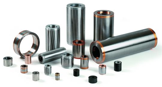 Motorelemente: Verschiedene Rotoren und Stator im Kühlgehäuse. Bilder: KaVo Drive Systems Motorelemente: Verschiedene Rotoren und Stator im Kühlgehäuse. Bilder: KaVo Drive Systems