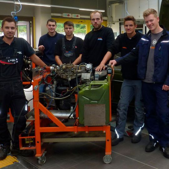 Die Azubis betrachten die Oldtimerqualifikation als gelungene Ergänzung.