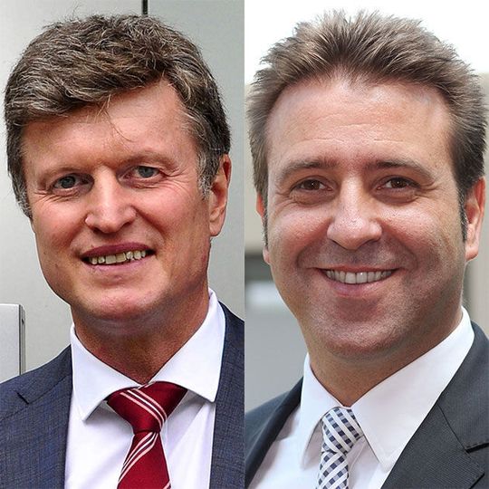 Ab März 2017 hat die GTÜ mit Michael Bröning (re.) einen weiteren Geschäftsführer neben Robert Köstler (li.). Ab März 2017 hat die GTÜ mit Michael Bröning (re.) einen weiteren Geschäftsführer neben Robert Köstler (li.).