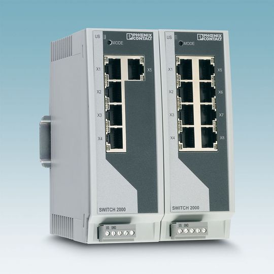 Switches für stabile Maschinennetzwerke. Switches für stabile Maschinennetzwerke.