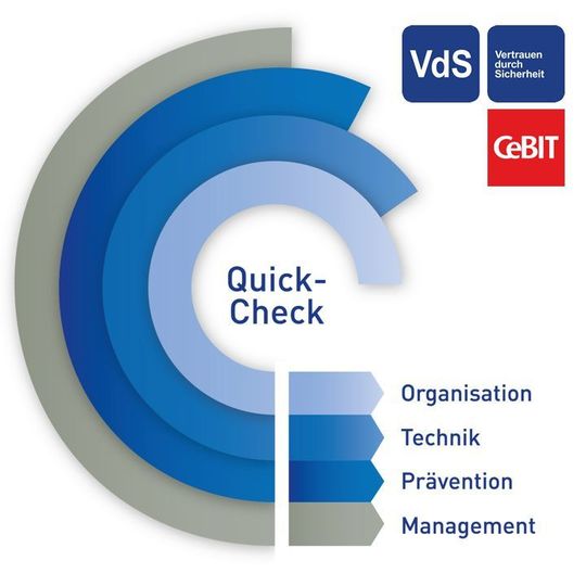 Mit dem VdS Quick Check lässt sich der Ist-Zustand der Cyber-Sicherheit im Unternehmen in etwa 20 Minuten erfassen. Mit dem VdS Quick Check lässt sich der Ist-Zustand der Cyber-Sicherheit im Unternehmen in etwa 20 Minuten erfassen.