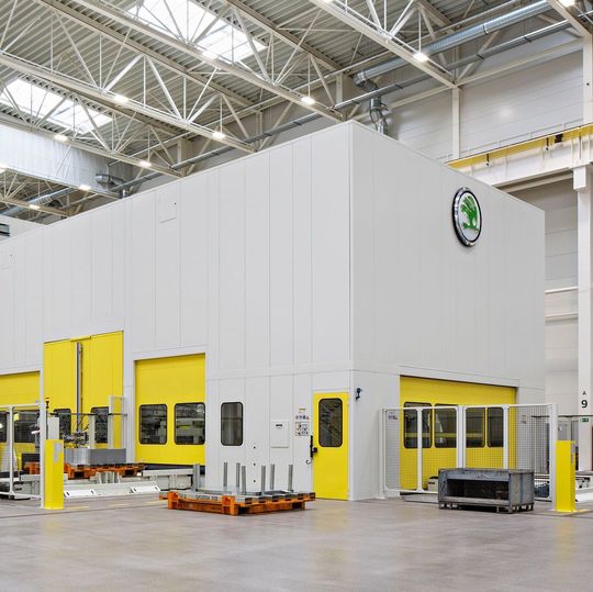 Skoda verfügt nun über seine eigene Aluminium-Pressenstraße. Skoda verfügt nun über seine eigene Aluminium-Pressenstraße.
