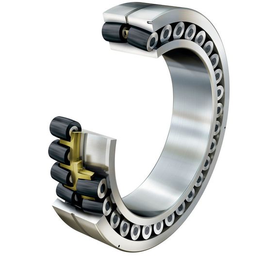 Das asymmetrische Lagerdesign soll die axiale Tragfähigkeit und damit die Gebrauchsdauer der Hauptlager in Windkraftanlagen signifikant steigern. Das asymmetrische Lagerdesign soll die axiale Tragfähigkeit und damit die Gebrauchsdauer der Hauptlager in Windkraftanlagen signifikant steigern.