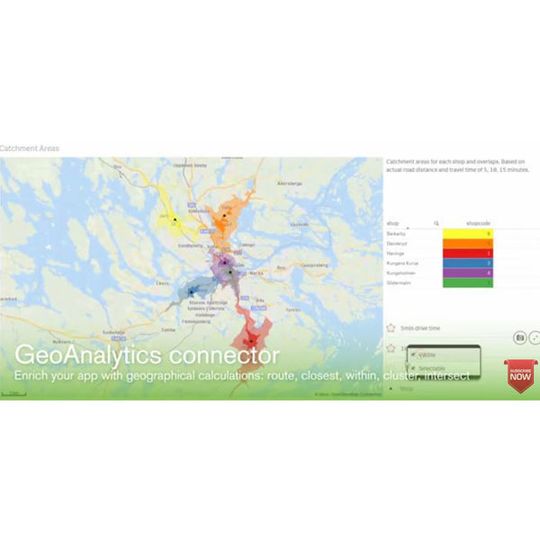 Durch den Zukauf von Idevio kann Qlik GeoAnalytics direkt in seinen Lösungen anbieten. Durch den Zukauf von Idevio kann Qlik GeoAnalytics direkt in seinen Lösungen anbieten.