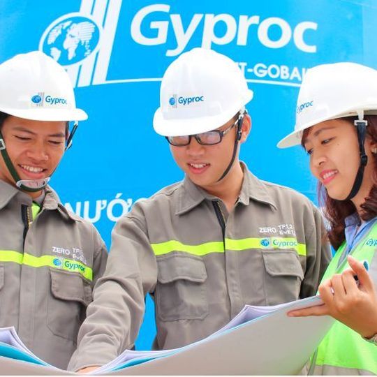 Saint-Gobain builds its second plasterboard plant in Vietnam. Saint-Gobain builds its second plasterboard plant in Vietnam.