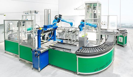 Mit seiner Messeanlage zeigt AMI Förder- und Lagertechnik, welche Komponenten die Intralogistik nach vorne bringen können. Mit seiner Messeanlage zeigt AMI Förder- und Lagertechnik, welche Komponenten die Intralogistik nach vorne bringen können.