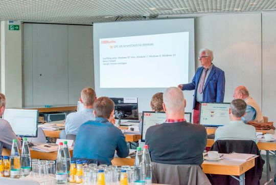 IBH Softec bietet auf dem Automatisierungstreff in Böblingen, wie hier bereits 2016, einen Workshop mit dem Inhalt: „IBH Link UA – Embedded OPC UA Server/Client für Simatic Steuerungen“ an. IBH Softec bietet auf dem Automatisierungstreff in Böblingen, wie hier bereits 2016, einen Workshop mit dem Inhalt: „IBH Link UA – Embedded OPC UA Server/Client für Simatic Steuerungen“ an.