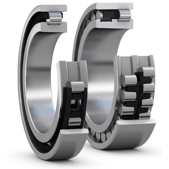 SKF bietet einreihige und zweireihige Hochgenauigkeits-Zylinderrollenlager für Werkzeugmaschinen. SKF bietet einreihige und zweireihige Hochgenauigkeits-Zylinderrollenlager für Werkzeugmaschinen.