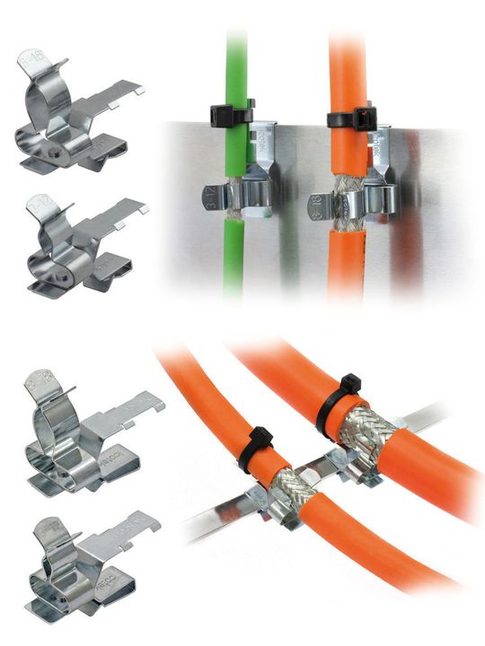 Die PFKZ-M|MSKL wird einfach über die Blechkante geschoben. Die Krallen sorgen für einen sicheren Halt, auch bei Vibrationen. Die PFKZ-M|MSKL wird einfach über die Blechkante geschoben. Die Krallen sorgen für einen sicheren Halt, auch bei Vibrationen.
