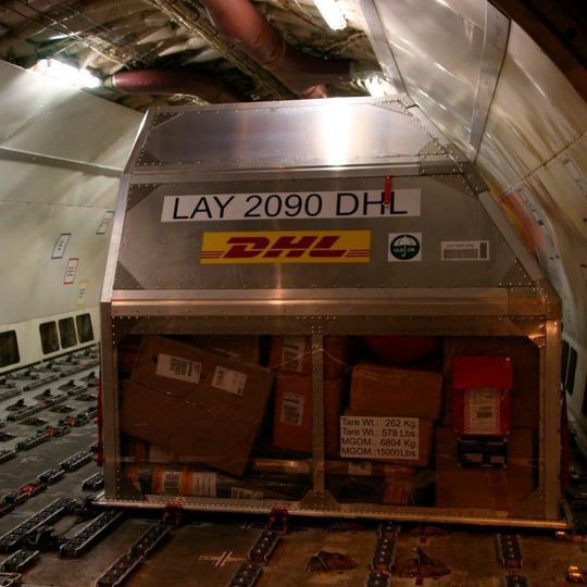 Die Unit Load Device (ULD) ist mit „Cairgolution“ vor Manipulationen geschützt. Die Unit Load Device (ULD) ist mit „Cairgolution“ vor Manipulationen geschützt.