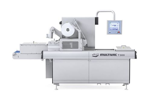 Der T 300 für kleine bis mittlere Chargen ist der kleinste vollautomatische Traysealer von Multivac und für die Herstellung von Verpackungen mit MAP- und EMAP-Packungen sowie Vakuum-Skinverpackungen geeignet. Der T 300 für kleine bis mittlere Chargen ist der kleinste vollautomatische Traysealer von Multivac und für die Herstellung von Verpackungen mit MAP- und EMAP-Packungen sowie Vakuum-Skinverpackungen geeignet.