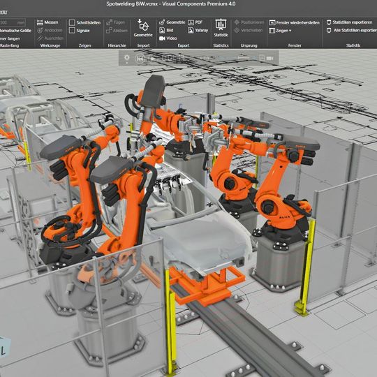 Durch die Simulation und Optimierung von Materialflüssen und vernetzten Produktionsprozessen profitieren Unternehmen von einer höheren Transparenz per Visualisierung bzw. von einem besseren Systemverständnis und Kosteneinsparungen. Durch die Simulation und Optimierung von Materialflüssen und vernetzten Produktionsprozessen profitieren Unternehmen von einer höheren Transparenz per Visualisierung bzw. von einem besseren Systemverständnis und Kosteneinsparungen.