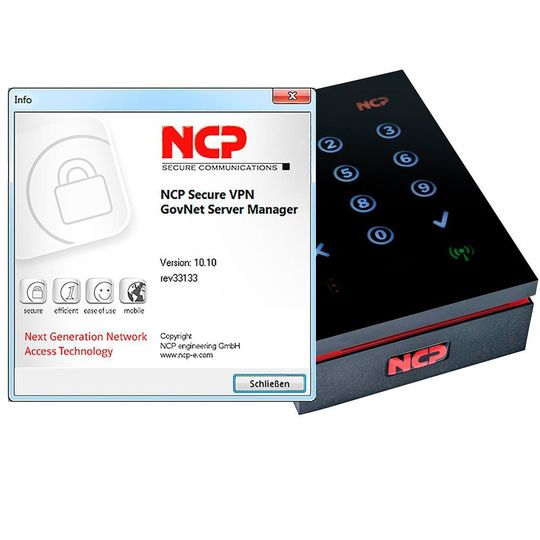 NCP Secure VPN GovNet Server und GovNet Box sind vom BSI für die Verarbeitung von Daten der Geheimhaltungsstufe VS-NfD zugelassen.
