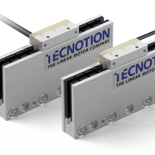 Das Bild zeigt die Tecnotion-Linearmotoren UC3 (li.) und UC3 inline (re.). Das Bild zeigt die Tecnotion-Linearmotoren UC3 (li.) und UC3 inline (re.).