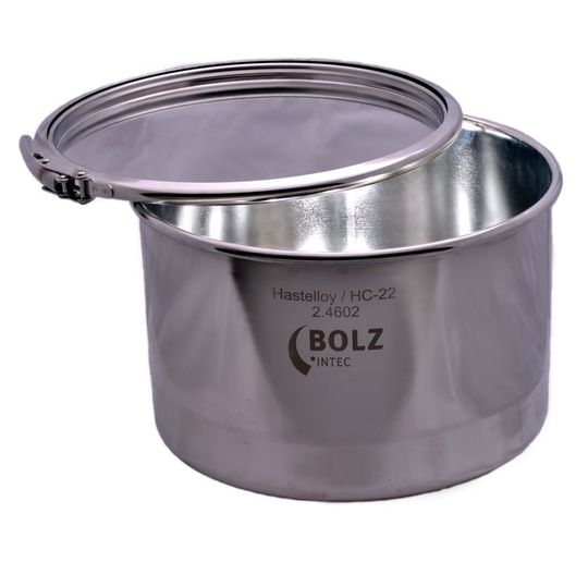 Aufgrund der Nachfrage für Hastelloy C 22 hat Bolz Intec entschieden, dass Fass nun auch als Serienfass zu produzieren. Aufgrund der Nachfrage für Hastelloy C 22 hat Bolz Intec entschieden, dass Fass nun auch als Serienfass zu produzieren.