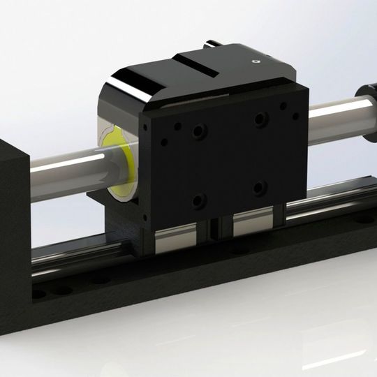 Dank des Einsatz von Short-Motoren sind die neuen Highdynamic-Linearmotorachsen der Baureihe HA02 nur etwa halb so lang wie leistungsähnliche Linearachsen konventioneller Bauart. Dank des Einsatz von Short-Motoren sind die neuen Highdynamic-Linearmotorachsen der Baureihe HA02 nur etwa halb so lang wie leistungsähnliche Linearachsen konventioneller Bauart.