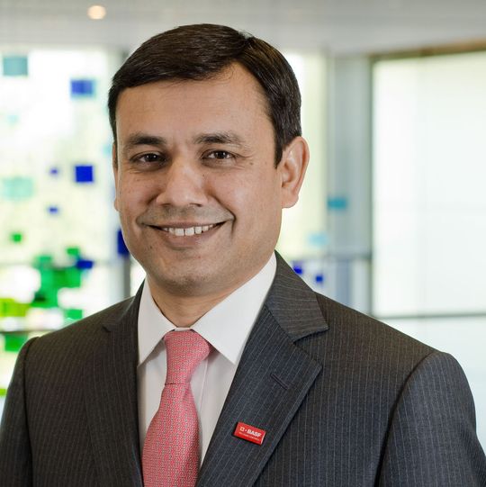 Anup Kothari ist seit 18 Jahren Mitglied der BASF-Familie. Anup Kothari ist seit 18 Jahren Mitglied der BASF-Familie.
