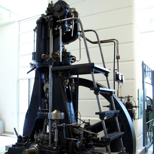 Dieselmotor aus dem Jahr 1898. Dieselmotor aus dem Jahr 1898.