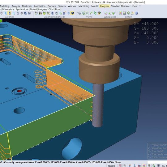 Vero Group technology is creating a new profiling strategy for 2D milling. Vero Group technology is creating a new profiling strategy for 2D milling.