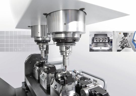 Eine doppelspindlige Werkzeugmaschine erhöht die Produktivität gegenüber einem Einspindler um rund 95 % bei 30 % höherem Beschaffungspreis und spart gleichzeitig rund 40 % Energie. Eine doppelspindlige Werkzeugmaschine erhöht die Produktivität gegenüber einem Einspindler um rund 95 % bei 30 % höherem Beschaffungspreis und spart gleichzeitig rund 40 % Energie.
