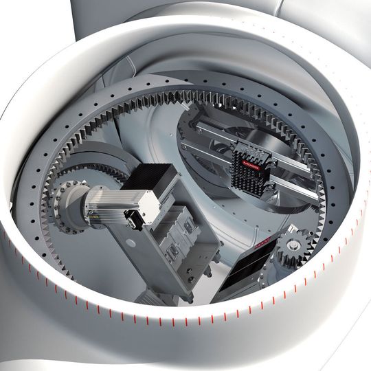 Moogs neues Pitchsystem soll die Zuverlässigkeit in Windenergieanlagen gegenüber herkömmlichen Systemen um das Dreifache steigern. Moogs neues Pitchsystem soll die Zuverlässigkeit in Windenergieanlagen gegenüber herkömmlichen Systemen um das Dreifache steigern.