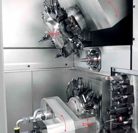 Les tourelles fonctionnent désormais comme des axes rotatifs, plus de verrouillage mécanique d'‘où une extrême rapidité et une totale liberté de positionnement. Les tourelles fonctionnent désormais comme des axes rotatifs, plus de verrouillage mécanique d'‘où une extrême rapidité et une totale liberté de positionnement.