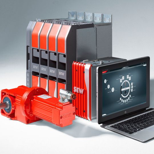 Mit den Bausteinen Engineering-Software, Steuerungstechnik, Umrichtertechnik und Antriebstechnik steht mit Movi-C einen umfassender Automatisierungsbaukasten zur Verfügung. Mit den Bausteinen Engineering-Software, Steuerungstechnik, Umrichtertechnik und Antriebstechnik steht mit Movi-C einen umfassender Automatisierungsbaukasten zur Verfügung.