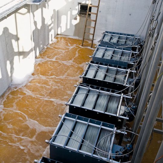 Biocel-Membranmodule in der Kläranlage Hünxe Biocel-Membranmodule in der Kläranlage Hünxe