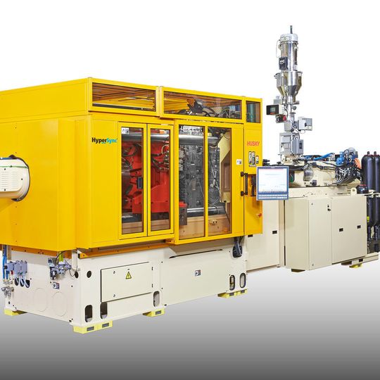 Husky's Hyper-Sync system was officially introduced at K 2016 in Düsseldorf. Husky's Hyper-Sync system was officially introduced at K 2016 in Düsseldorf.