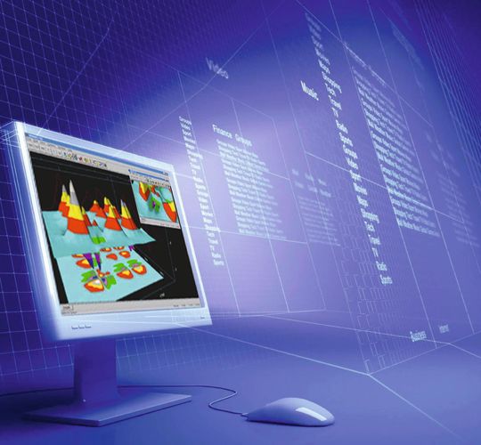 Abb.1: Forschungsarbeit im Labor benötigt extrem ausgefeilte Software-Systeme. Abb.1: Forschungsarbeit im Labor benötigt extrem ausgefeilte Software-Systeme.