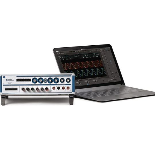 Die VirtualBench von National Instruments bietet jetzt eine analoge Bandbreite von 500 MHz und vereint bis zu fünf Messgeräte. Die VirtualBench von National Instruments bietet jetzt eine analoge Bandbreite von 500 MHz und vereint bis zu fünf Messgeräte.