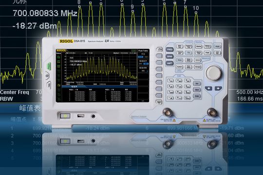 Die Spektrumanalysator-Serie DSA800 und die Test-Software S1220 von Rigol ermöglichen es, ASK/FSK-modulierte Signale während der Design-Phase zu testen. Die Spektrumanalysator-Serie DSA800 und die Test-Software S1220 von Rigol ermöglichen es, ASK/FSK-modulierte Signale während der Design-Phase zu testen.