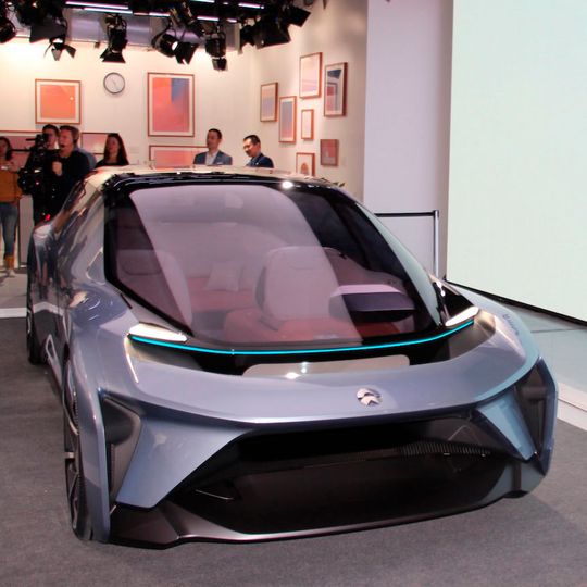 Der Elektroautobauer Nio zeigt, wie sein erstes Massenmodell aussehen könnte. Der Elektroautobauer Nio zeigt, wie sein erstes Massenmodell aussehen könnte.