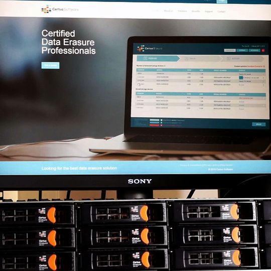 Certus Software Certified Data Erasure ermöglicht sichere und vollständige Datenlöschung, zertifiziert nach Common Criteria EAL3+ aus einer Cloud-basierten Lösung. Certus Software Certified Data Erasure ermöglicht sichere und vollständige Datenlöschung, zertifiziert nach Common Criteria EAL3+ aus einer Cloud-basierten Lösung.