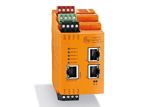 Optimierte Zustandsüberwachung von Maschinen und Prozessen: Die Diagnosesysteme der Baureihe VSE von IFM Electronic verfügen nun über eine Schnittstelle zum Datenaustausch via Profinet IO. Optimierte Zustandsüberwachung von Maschinen und Prozessen: Die Diagnosesysteme der Baureihe VSE von IFM Electronic verfügen nun über eine Schnittstelle zum Datenaustausch via Profinet IO.